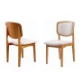 Cadeiras com Encosto curvado com Estofado - Vitra - Gold Salas