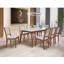 sala de jantar jade 8 lugares art salas