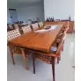conjunto mesa 6 cadeiras area externa art luxo