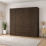 Guarda Roupa 4 Portas 6 Gavetas  Xline -Grand Line