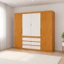 Guarda Roupa 4 Portas 6 Gavetas  Xline -Grand Line