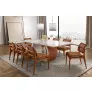 Sala de Jantar Base Laminada com 8 cadeiras 2,20x1,10m - Zeus
